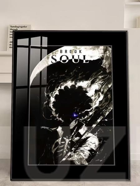 【預購】橘子《殘月之像》靈魂布魯克裝飾畫 航海王 橘子《殘月之像》靈魂布魯克裝飾畫 航海王