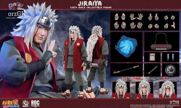 【2027/09月預購】 1/6 可動 ROC-020 火影忍者 疾風傳 Jiraiya 自來也 DX 豪華版 1/6 可動 ROC-020 火影忍者 疾風傳 Jiraiya 自來也 DX 豪華版