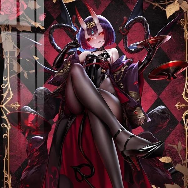 【預購】阿喵畫社《破敗薔薇》酒吞童子燈帶畫 阿喵畫社《破敗薔薇》酒吞童子燈帶畫