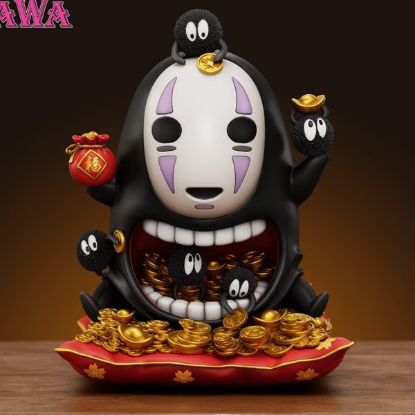 【預購】Wawa 招財無臉男2.0 招財系列 宮崎駿神隱少女 Wawa 招財無臉男2.0 招財系列 宮崎駿神隱少女