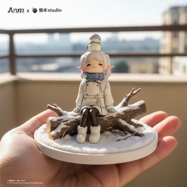 【預購】Anm + 糯米 雪地芙莉蓮 葬送的芙莉蓮桌面系列 Anm + 糯米 雪地芙莉蓮 葬送的芙莉蓮桌面系列