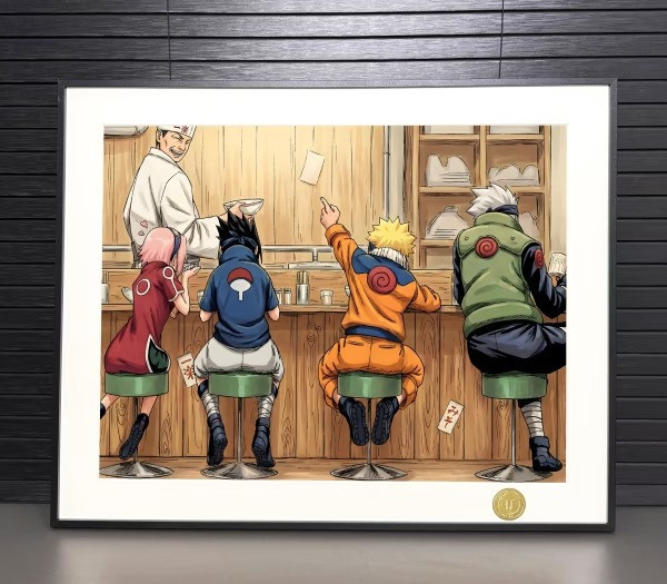 【預購】H2《卡卡西小隊》裝飾畫 火影忍者 H2《卡卡西小隊》裝飾畫 火影忍者