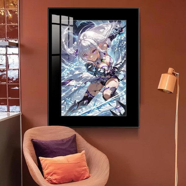 【預購】橘子《戰鬥姿態》 愛蜜莉雅裝飾畫 RE:從零開始的異世界生活 橘子《戰鬥姿態》 愛蜜莉雅裝飾畫 RE:從零開始的異世界生活