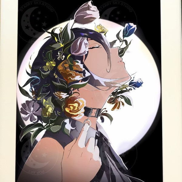 【預購】星空《月下蕾塞》鏈鋸人裝飾畫 星空《月下蕾塞》鏈鋸人裝飾畫