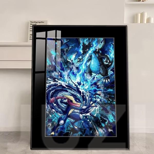 【預購】橘子《甲賀忍蛙VS噴火龍》裝飾畫 寶可夢神奇寶貝 橘子《甲賀忍蛙VS噴火龍》裝飾畫 寶可夢神奇寶貝