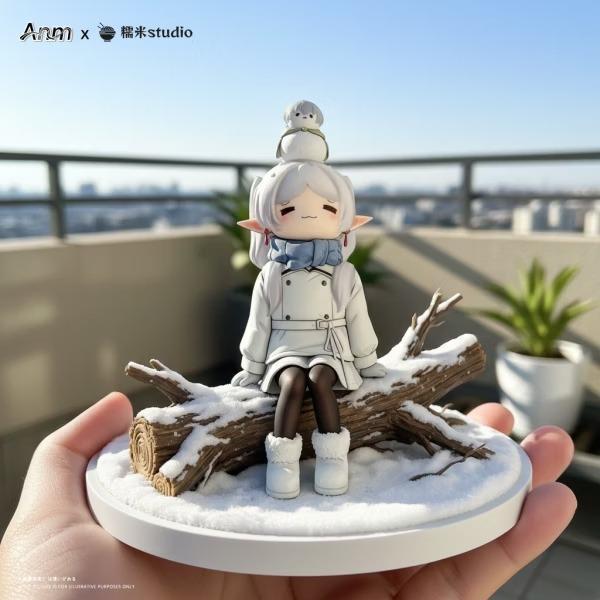 【預購】Anm + 糯米 雪地芙莉蓮 葬送的芙莉蓮桌面系列 Anm + 糯米 雪地芙莉蓮 葬送的芙莉蓮桌面系列