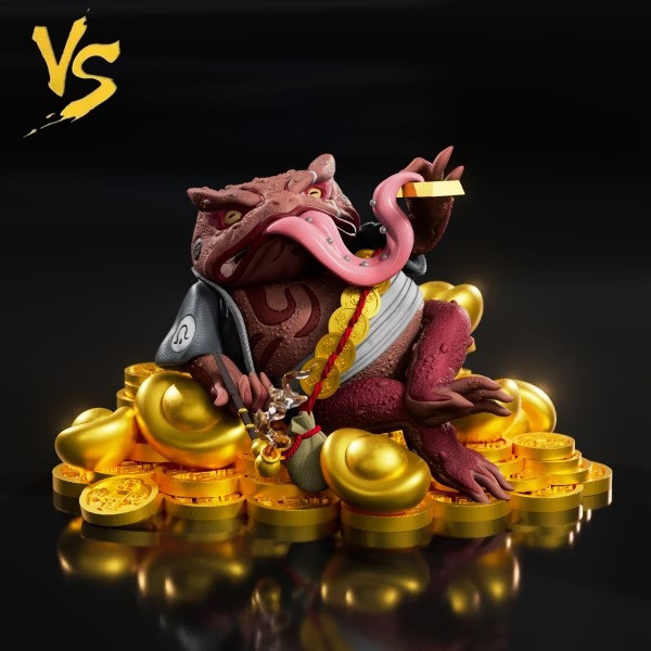 【預購】VS模玩 招財蛤蟆文太 火影忍者 VS模玩 招財蛤蟆文太 火影忍者
