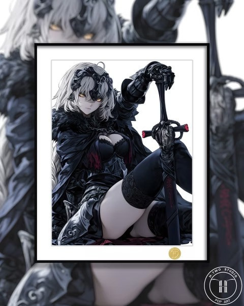 【預購】H2《黑貞德》Fate/Grand Order龍之魔女Avenger裝飾畫 H2《黑貞德》Fate/Grand Order龍之魔女Avenger裝飾畫