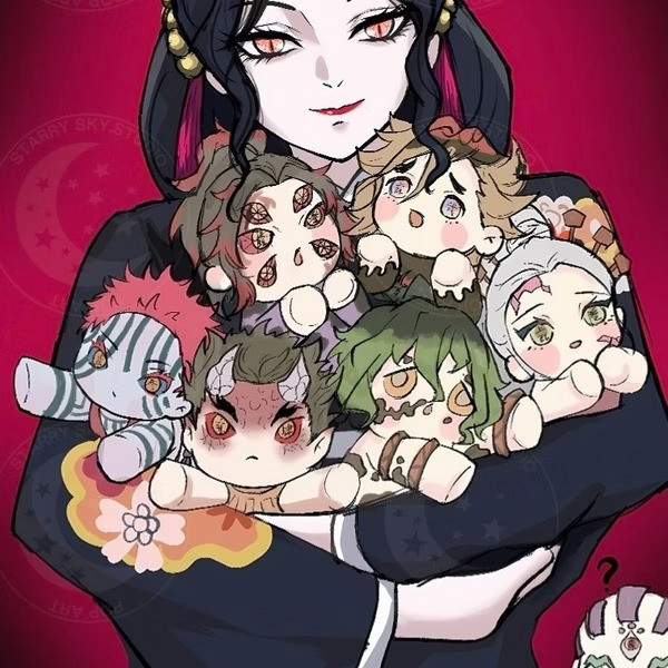 【預購】星空《上弦布娃娃》裝飾畫 鬼滅之刃 星空《上弦布娃娃》裝飾畫 鬼滅之刃