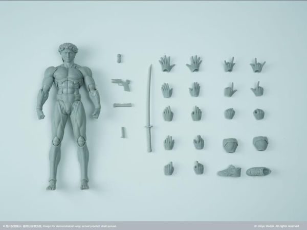【2026/09月預購】馳野工作室 大衛 可動男素體 1/12 5色 馳野工作室 大衛 可動男素體 1/12 5色