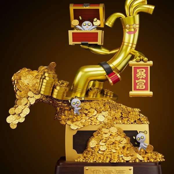 【預購】金運 賽富豪暴富招財擺件 寶可夢神奇寶貝 金運 賽富豪暴富招財擺件 寶可夢神奇寶貝