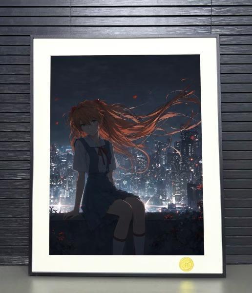 【預購】H2《夜景明日香》裝飾畫 EVA新世紀福音戰士 H2《夜景明日香》裝飾畫 EVA新世紀福音戰士