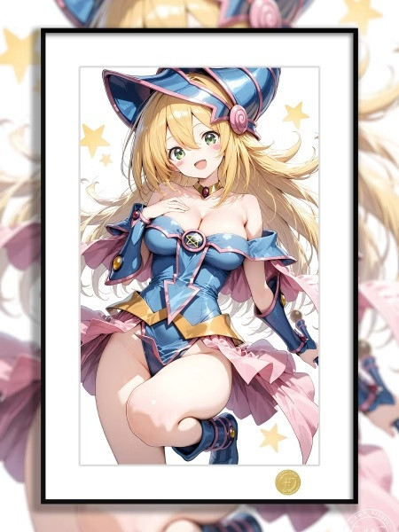 【預購】H2《黑魔導女孩》裝飾畫 遊戲王 H2《黑魔導女孩》裝飾畫 遊戲王