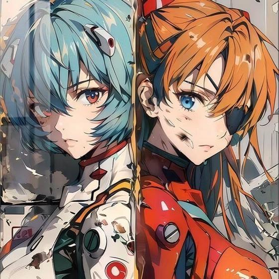 【預購】橘子《終末雙生》 雙子福音裝飾畫 EVA新世紀福音戰士 橘子《終末雙生》 雙子福音裝飾畫 EVA新世紀福音戰士