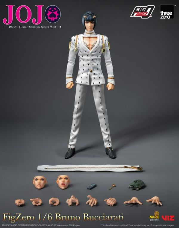 【2026/09月預購】FigZero 1/6 JoJo的奇妙冒險 黃金之風 布魯諾·布加拉提 30.8cm FigZero 1/6 JoJo的奇妙冒險 黃金之風 布魯諾·布加拉提 30.8cm