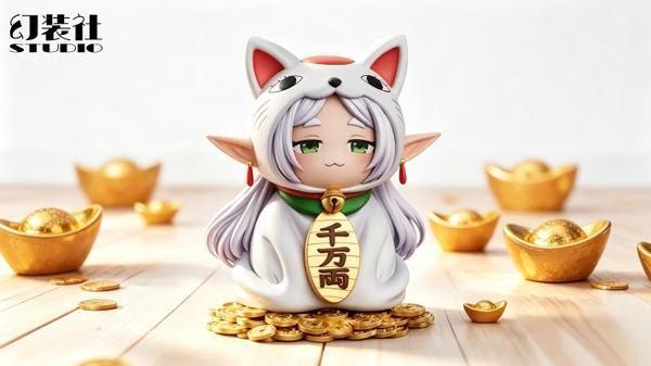 【預購】幻裝社 高速婆婆招財貓 芙莉蓮 葬送的芙莉蓮 + 膽大黨 幻裝社 高速婆婆招財貓 芙莉蓮 葬送的芙莉蓮 + 膽大黨