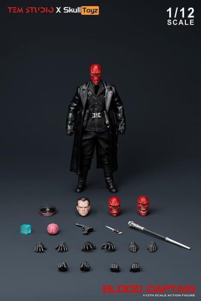 【2026/12月預購】 TemStudio X SkullToyz 寂血上校 美國隊長 紅骷髏 1/12 【綠軍裝版】 【黑軍裝版】 TemStudio X SkullToyz 寂血上校 美國隊長 紅骷髏 1/12 【綠軍裝版】 【黑軍裝版】