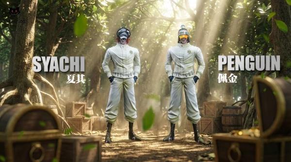 【預購】Black小黑 夏其＆佩金 2.0 航海王紅心海賊團 Black小黑 夏其＆佩金 2.0 航海王紅心海賊團