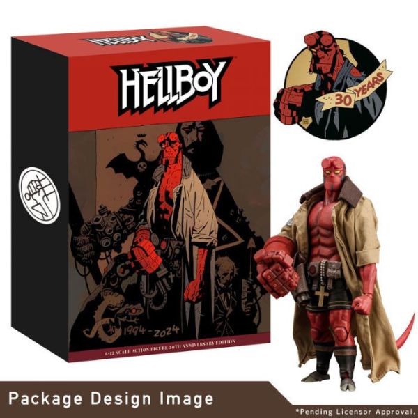【現貨】1000Toys 1/12 地獄怪客 Hellboy 30周年版(可動公仔) 1000Toys 1/12 地獄怪客 Hellboy 30周年版(可動公仔)