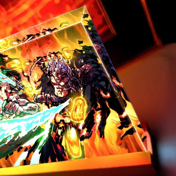 【預購】阿喵畫社《索隆VS燼》發光卡磚 海賊王 阿喵畫社《索隆VS燼》發光卡磚 海賊王