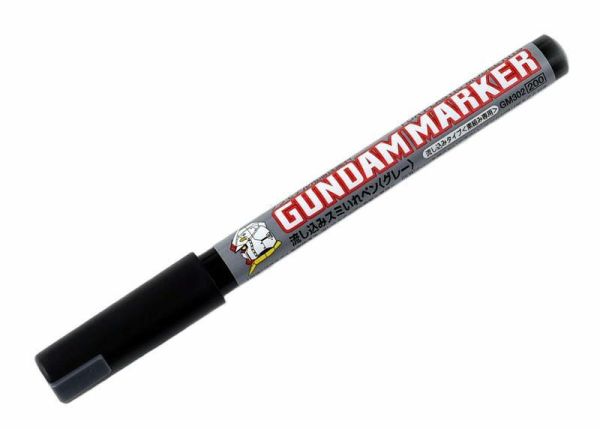 【現貨】GUNZE 鋼彈麥克筆 油性 高流動型墨線筆黑色/灰色 GUNZE 鋼彈麥克筆 油性 高流動型墨線筆黑色/灰色 GM301-302