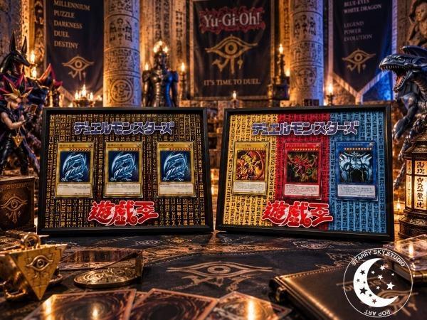【預購】星空《三青眼白龍》冰箱貼創意畫 遊戲王 星空《三青眼白龍》冰箱貼創意畫 遊戲王
