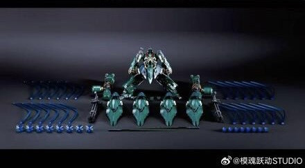 【2025/09月預購】模魂躍動 1/100 剎帝利 大青椒 合金骨架 組裝模型 含特典 模魂躍動 1/100 剎帝利 大青椒 合金骨架 組裝模型 含特典