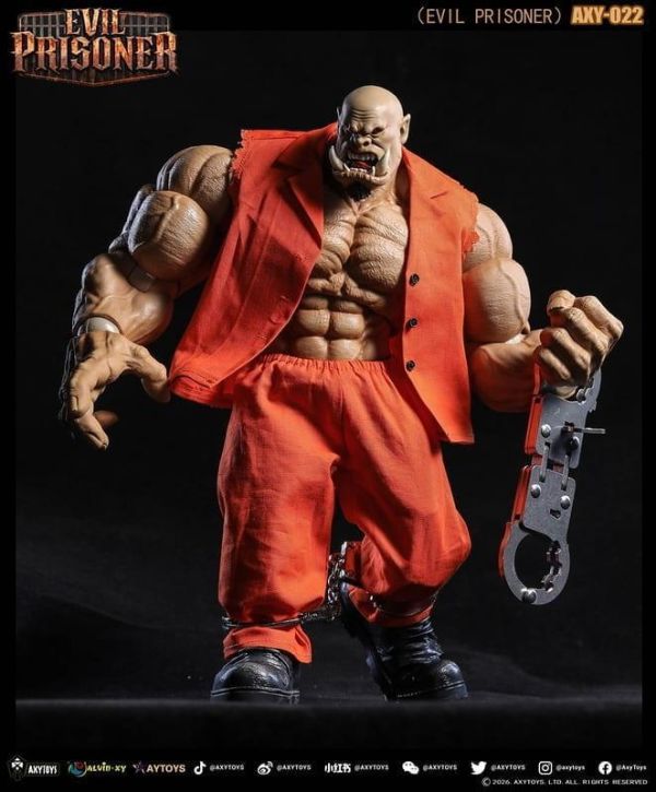 【2026/12月預購】AXYTOYS AXY-022/023 惡囚 兩顏色款式 附特典頭 AXYTOYS AXY-022/023 惡囚 兩顏色款式 附特典頭