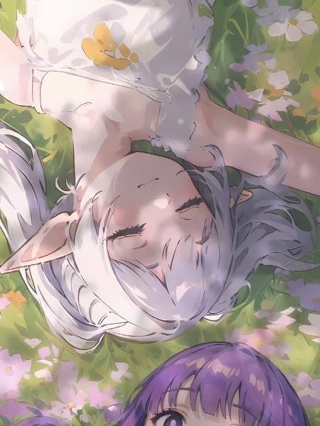 【預購】星空《草坪芙莉蓮&菲倫》裝飾畫 葬送的芙莉蓮 星空《草坪芙莉蓮&菲倫》裝飾畫 葬送的芙莉蓮