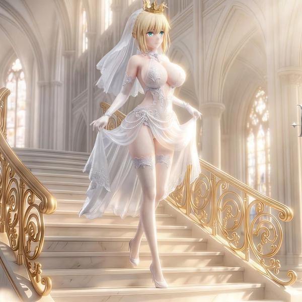 【預購】EVE 1/6 花嫁Saber Fate EVE 1/6 花嫁Saber Fate