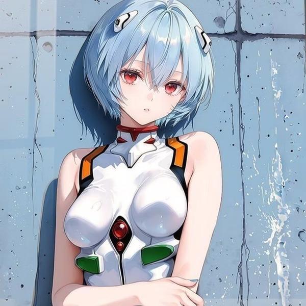 【預購】橘子《白戰服的低語》綾波零裝飾畫 EVA新世紀福音戰士 橘子《白戰服的低語》綾波零裝飾畫 EVA新世紀福音戰士