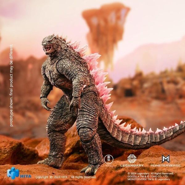 【現貨】Hiya Toys EBS 哥吉拉⼤戰⾦剛2 帝國崛起哥吉拉Evolved 粉色背脊 Hiya Toys EBS 哥吉拉⼤戰⾦剛2 帝國崛起哥吉拉Evolved 粉色背脊