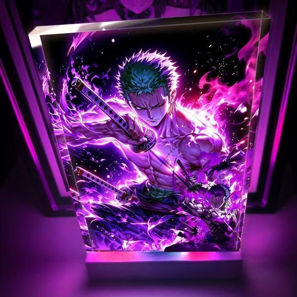 【預購】阿喵畫社《刀鋒之志》索隆發光卡磚 航海王 阿喵畫社《刀鋒之志》索隆發光卡磚 航海王