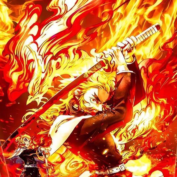 【預購】阿喵畫社《炎之呼吸 玖之型》煉獄發光卡磚 鬼滅之刃 阿喵畫社《炎之呼吸 玖之型》煉獄發光卡磚 鬼滅之刃