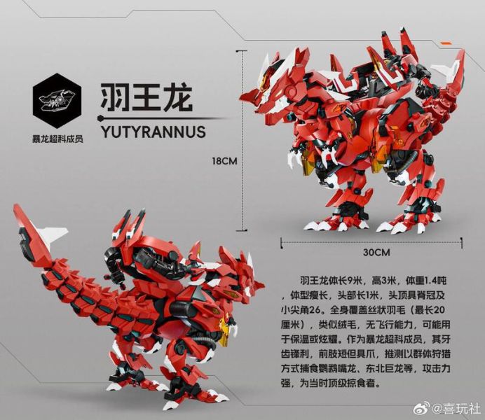 【現貨】 喜玩社 01 羽王龍 單獨發售 組裝模型 喜玩社 01 羽王龍 單獨發售 組裝模型