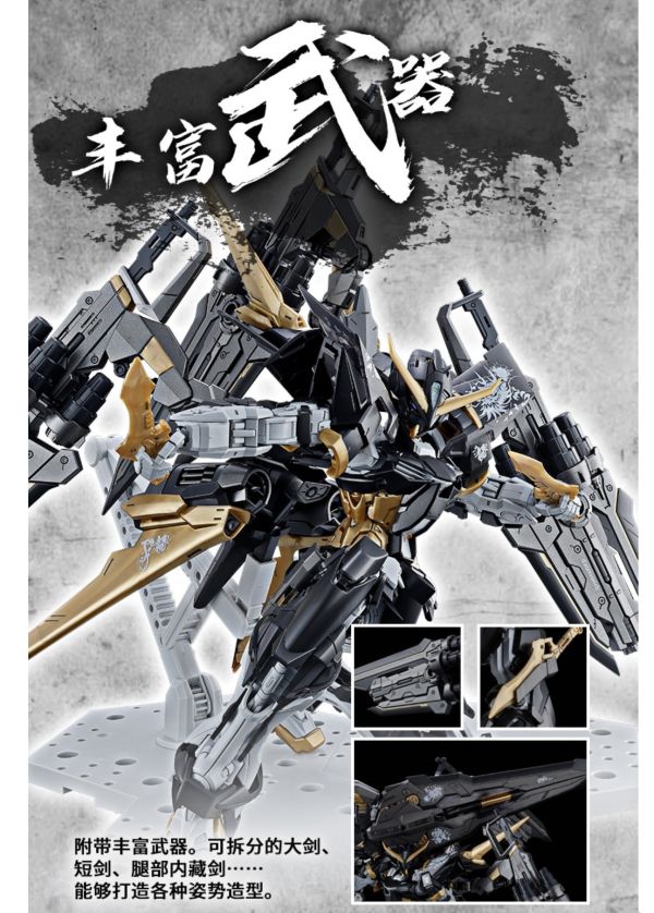 【2026/06月預購】MG 1/100 異端鋼彈 [交叉對比色 /朽木黑 ] 2款一套 MG 1/100 異端鋼彈 [交叉對比色 /朽木黑 ] 2款一套