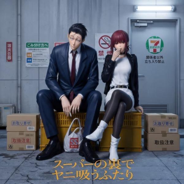 【預購】EXE 1/6 田山 & 佐佐木 在超市後門吞雲吐霧的二人 躲在超市後門抽菸的兩人 EXE 1/6 田山 & 佐佐木 在超市後門吞雲吐霧的二人 躲在超市後門抽菸的兩人