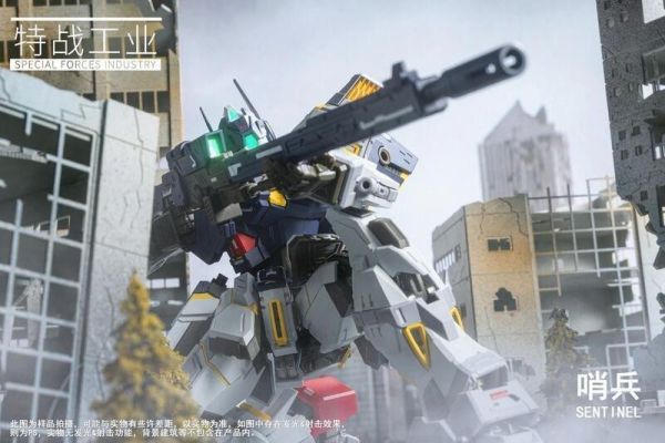 【現貨】特戰工業 1/100 哨兵 合金成品 骨架 拼裝模型 特戰工業 1/100 哨兵 合金成品 骨架 拼裝模型