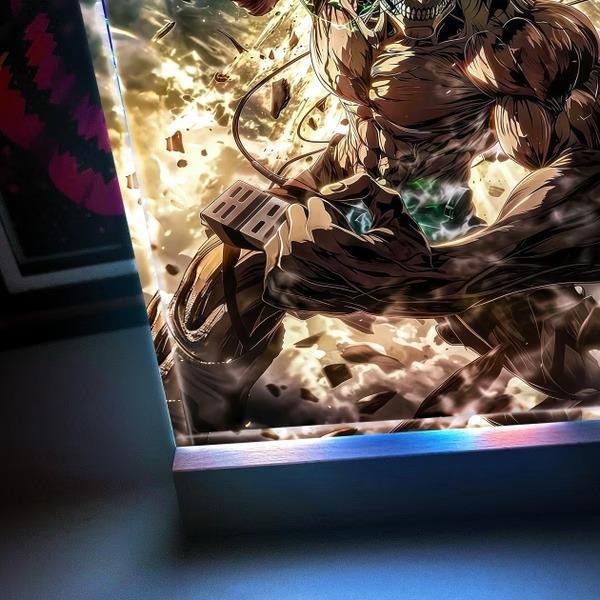 【預購】阿喵畫社《艾倫巨人化》發光卡磚 進擊的巨人 阿喵畫社《艾倫巨人化》發光卡磚 進擊的巨人