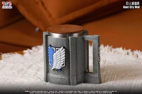 【預購】PSD 巨人城牆杯 動漫水杯系列 進擊的巨人 PSD 巨人城牆杯 動漫水杯系列 進擊的巨人