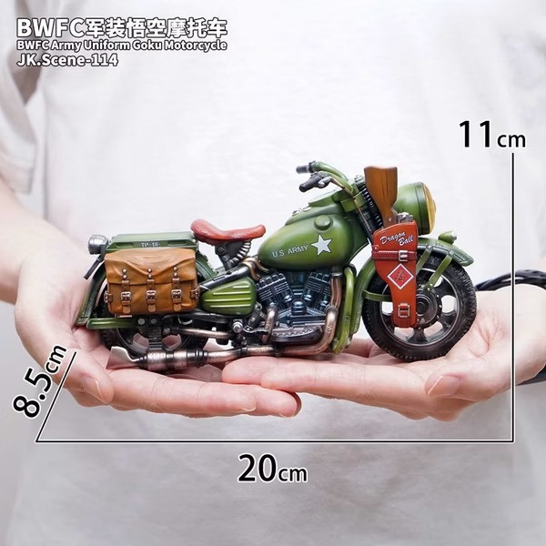 【預購】JacksDo 軍裝摩托車 七龍珠扉頁載具 (不含人物) JK.Scene-114 JacksDo 軍裝摩托車 七龍珠扉頁載具 (不含人物) JK.Scene-114