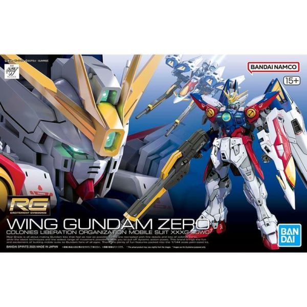 【2026/10月預購】RG 1/144 飛翼零式 鋼彈W 組裝模型 RG 1/144 飛翼零式 鋼彈W 組裝模型