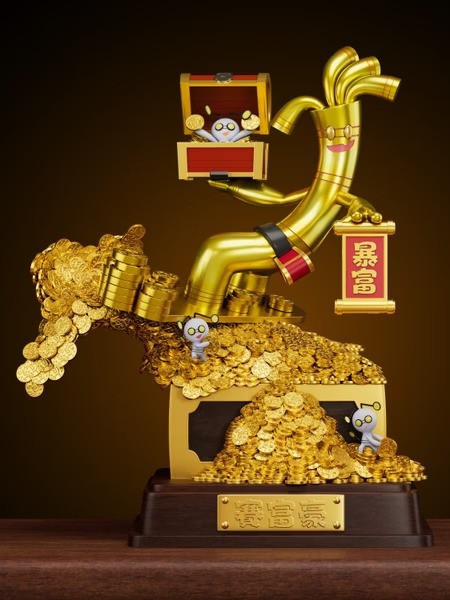 【預購】金運 賽富豪暴富招財擺件 寶可夢神奇寶貝 金運 賽富豪暴富招財擺件 寶可夢神奇寶貝