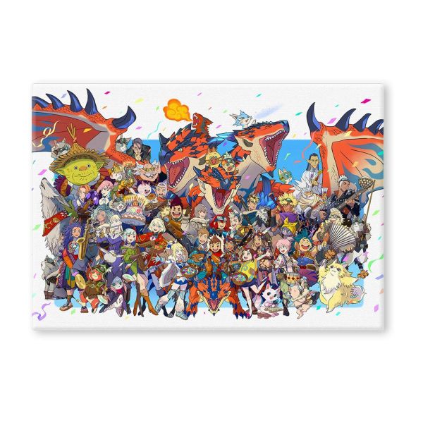 【2027/03月預購】魔物獵人物語 10周年紀念裝飾畫 魔物獵人物語 10周年紀念裝飾畫