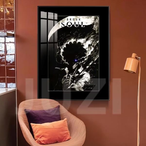 【預購】橘子《殘月之像》靈魂布魯克裝飾畫 航海王 橘子《殘月之像》靈魂布魯克裝飾畫 航海王