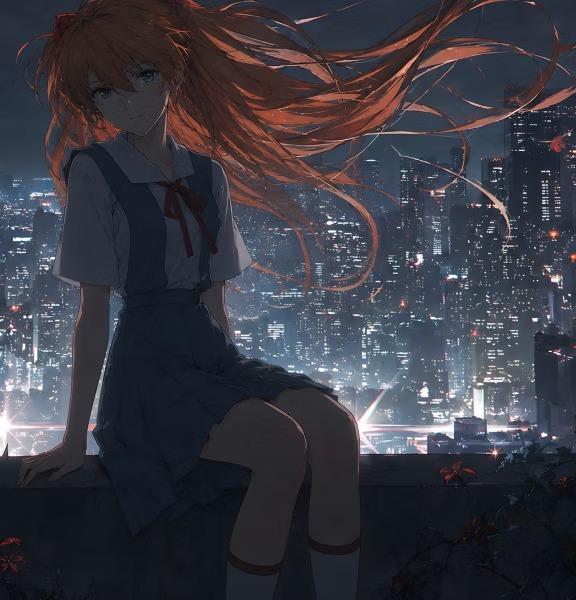 【預購】H2《夜景明日香》裝飾畫 EVA新世紀福音戰士 H2《夜景明日香》裝飾畫 EVA新世紀福音戰士