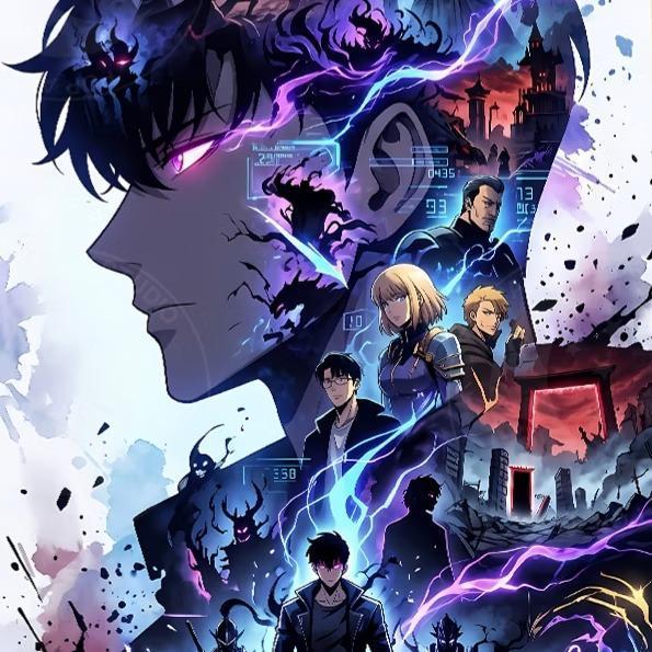 【預購】星空《程肖宇剪影》裝飾畫 我獨自升級 星空《程肖宇剪影》裝飾畫 我獨自升級