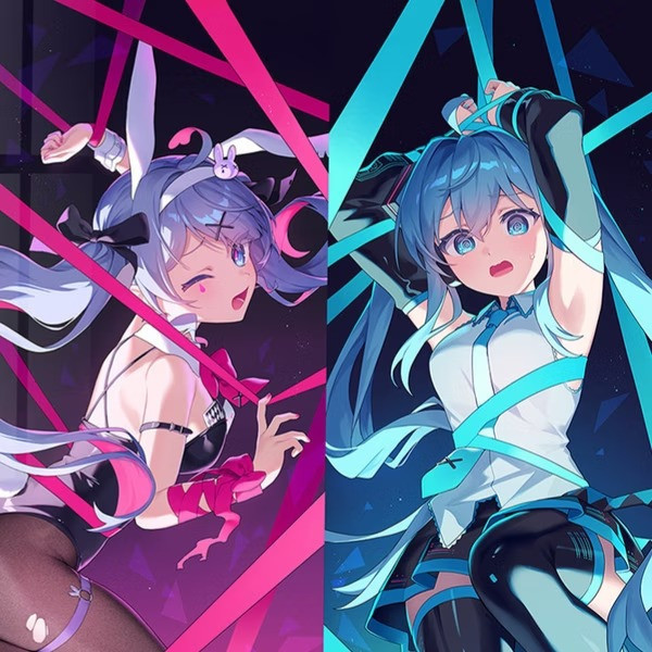 【預購】皇呱《初音未來兔子洞 捆綁》裝飾畫 初音未來 皇呱《初音未來兔子洞 捆綁》裝飾畫 初音未來