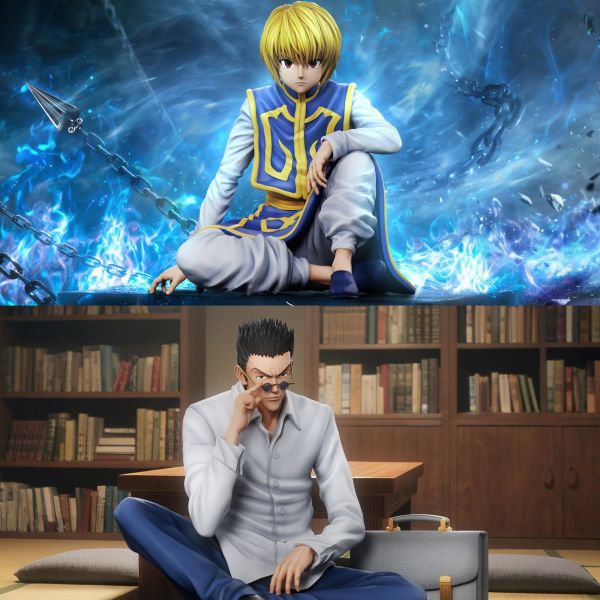 【預購】PG 坐姿雷歐力＆酷拉皮卡 HUNTERxHUNTER全職獵人 PG 坐姿雷歐力＆酷拉皮卡 HUNTERxHUNTER全職獵人