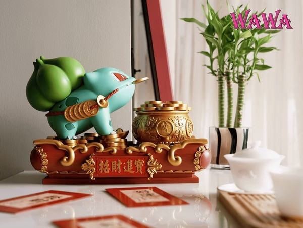 【預購】WAWA 招財金蟾妙蛙種子 寶可夢 (雙色版) WAWA 招財金蟾妙蛙種子 寶可夢 (雙色版)